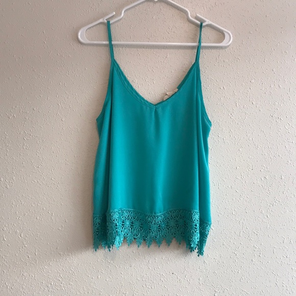 iris Tops - Bright mint green shirt